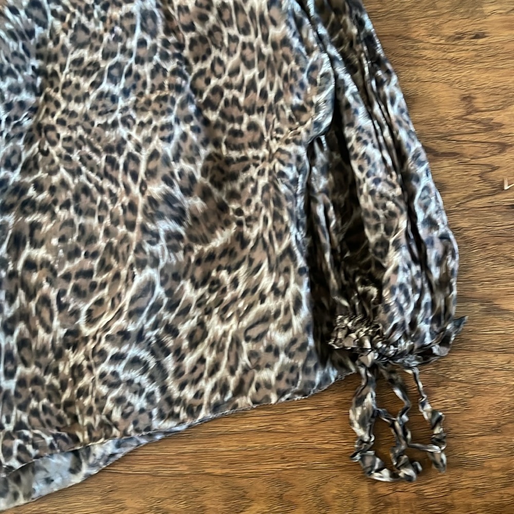 Zimmermann Suraya leopard silk tunic top - Picture 13 of 14